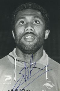 Football Soccer 1988 FC Nantes Antoine Kombouaré Old Studio Photo Signed