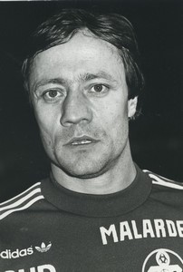 Football Soccer 1985 Girondins de Bordeaux Bernard Lacombe Old Studio Photo