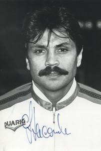 Football Soccer 1989 AS Cannes Guy Lacombe Old Studio Photo Signed