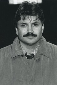 Football Soccer 1996 AS Cannes Guy Lacombe Old Studio Photo