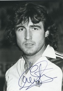Football Soccer 1985 Olympique Lyonnais Felix Lacuesta Old Studio Photo Signed