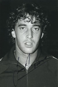 Football Soccer 1987 Chamois niortais Juan Larré Old Studio Photo Signed