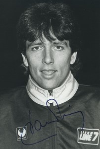 Football Soccer 1989 FC Sochaux Thierry Laurey Old Studio Photo Signed