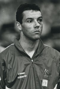 Football Soccer 1993 PSG Paris Saint-Germain Paul Le Guen Old Studio Photo