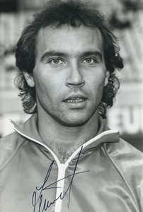 Football Soccer 1988 Montpellier HSC Jean Claude Lemoult Old Studio Photo Signed