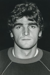 Football Soccer 1983 AS Monaco Yvon Le Roux Old Studio Photo