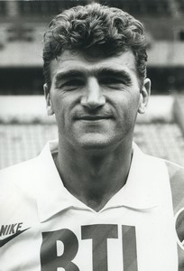 Football Soccer 1989 PSG Paris Saint Germain Yvon Le Roux Old Studio Photo