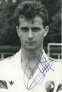 Football Soccer 1988 Paris Matra Racing Jean Louis Lima Old Studio Photo Signed