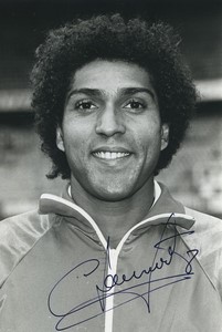 Football Soccer 1988 Montpellier HSC Claude Lowitz Old Studio Photo Signed