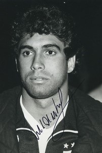 Football 1988 Brazil Botafogo FR Luisinho Old Studio Photo Signed