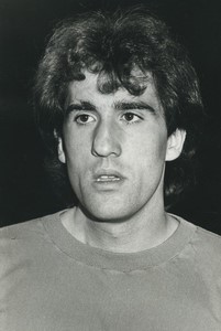 Football Soccer 1984 Sporting de Gijón Antonio Maceda Old Studio Photo