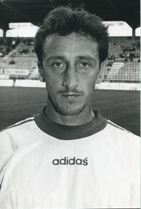 Football Soccer 1996 Stade rennais Stéphane Mahé Old Studio Photo