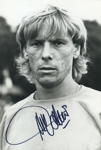 Football Soccer 1986 Matra Racing Paris Philippe Mahut Old Studio Photo Signed