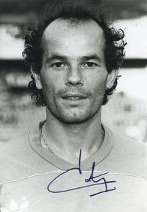 Football Soccer 1990 AS Nancy-Lorraine Eric Martin Old Studio Photo Signed