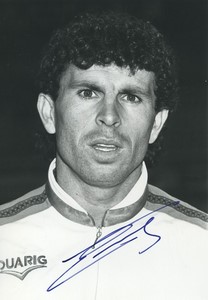 Football Soccer 1988 AS Cannes Antoine Martinez Old Studio Photo Signed