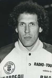 Football Soccer 1986 Toulouse FC Jean Jacques Marx Old Studio Photo