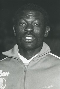 Football Soccer 1991 AS Monaco Roger Mendy Old Studio Photo