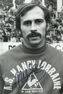 Football Soccer 1978 AS Nancy Lorraine Alain Merchadier Old Studio Photo Signed