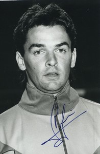 Football Soccer 1991 SC Toulon Var Frederic Meyrieu Old Studio Photo Signed