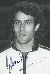 Football Soccer 1987 FC Metz Carmelo Micciche Old Studio Photo Signed