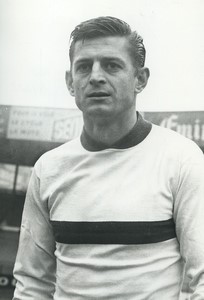 Football Soccer 1964 Stade français Milos Milutinovic Old Studio Photo
