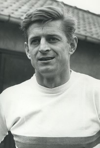 Football Soccer 1965 Stade français Milos Milutinovic Old Studio Photo