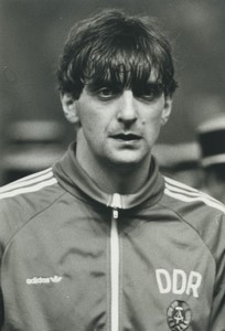 Football Soccer 1985 Dynamo Dresden Ralf Minge Old Studio Photo