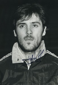 Football Soccer 1986 Le Havre AC Patrice Monteilh Old Studio Photo Signed