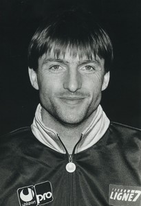 Football Soccer 1988 FC Sochaux-Montbéliard.Philippe Morin Old Studio Photo