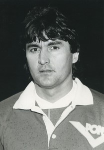 Football Soccer 1986 AS Nancy-Lorraine Antal Nagy Old Studio Photo