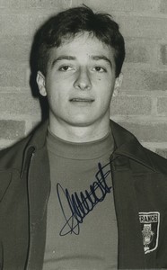 Football Soccer 1980 AS Monaco Thierry Ninot Studio Photo Signed