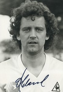 Football Soccer 1984 R.C. Paris Arne Larsen Økland Old Studio Photo Signed