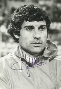 Football Soccer 1975 AS Monaco Delio Onnis Old Studio Photo Signed