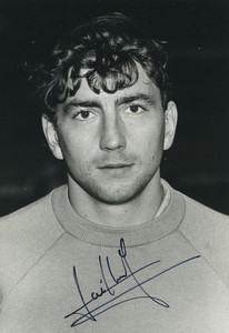 Football Soccer 1986 Stade lavallois Jacky Paillard Old Studio Photo Signed