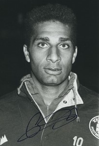 Football Soccer 1988 Toulouse FC TFC Gerald Passi Old Studio Photo Signed