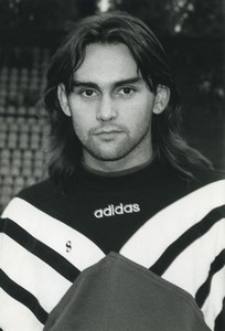 Football Soccer 1995 F.C. Nantes Reynald Pedros Old Studio Photo