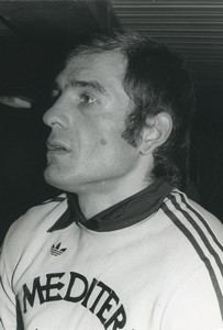 Football Soccer 1976 SEC Bastia Ognjen Petrović Old Studio Photo
