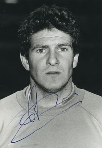 Football Soccer 1986 Stade lavallois Jacques Philip Old Studio Photo Signed
