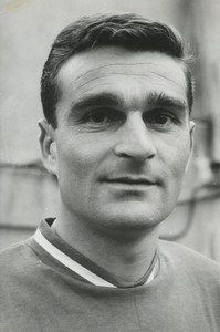 Football Soccer 1960 Stade de Reims Roger Piantoni Old Studio Photo