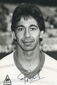 Football Soccer 1985 AS Nancy-Lorraine Fabrice Picot Old Studio Photo Signed