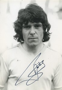 Football Soccer 1976 F.C. Sochaux Robert Pintenat Old Studio Photo Signed