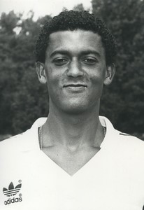 Football Soccer 1989 Matra Racing Paris Jorge Placido Old Studio Photo