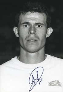 Football Soccer 1990 SM Caen Christophe Point Old Studio Photo Signed