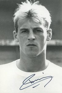 Football Soccer 1987 AJ Auxerre William Prunier Old Studio Photo Signed