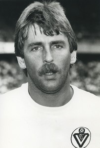 Football Soccer 1985 Girondins de Bordeaux Uwe Reinders Old Studio Photo