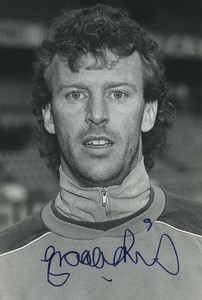 Football Soccer 1988 SM Caen Graham Rix Old Studio Photo Signed