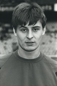 Football Soccer 1990 Stade Brestois Franck Robin Old Studio Photo