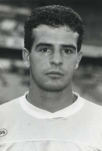 Football Soccer 1989 Racing Paris 1 Philippe Rochedreux Old Studio Photo