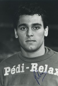 Football Soccer 1989 Toulouse FC Nicolas Rodor Old Studio Photo Signed