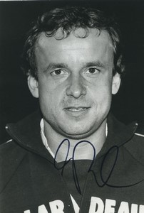 Football Soccer 1983 Girondins de Bordeaux Gernot Rohr Old Studio Photo Signed